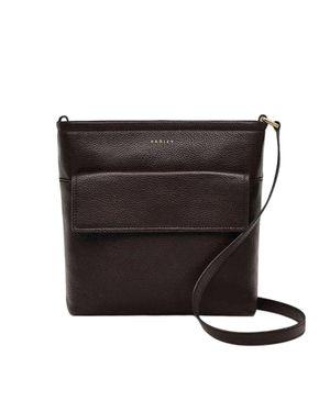 Radley "Brompton" Handtasche, Krokodil, Lederverkleidung - Schwarz