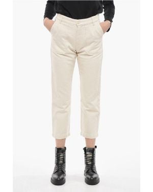 Woolrich Verkürzte Straight-Leg-Jeans - Natur
