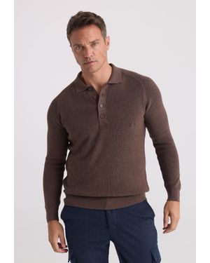 Felix Hardy Pullover Pullover Mit Polokragen - Blau