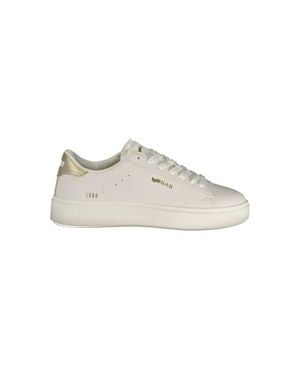 Gas Weiße Polyurethan Damen Sneaker - Mehrfarbig