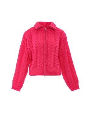 myMo Strickjacke Damen - Rot