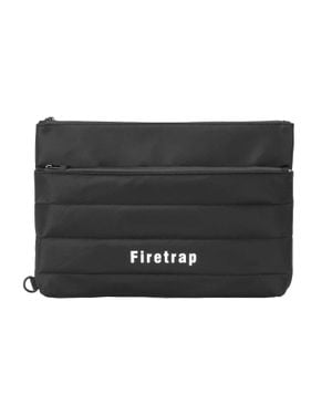 Firetrap Umhängetasche, Logo, Wattiert - Schwarz