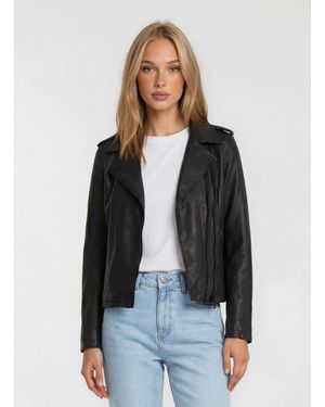 trueprodigy Trueprodigy Bikerjacke Taja - Schwarz