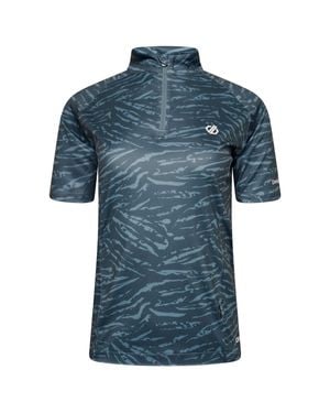 Dare 2b "Persist" Radfahr-Trikot Für Damen (Orion-Blau/Grau/Indischer Monarch)
