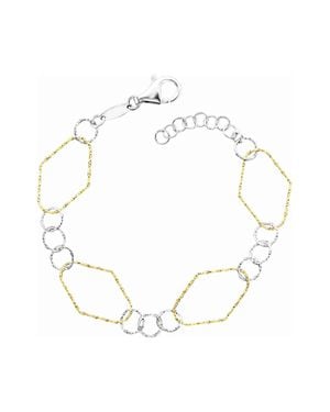 Der Kettenmacher Der Kettenmacher Fantasy Armband 925/- Sterling Silber Rhodiniert/Vergoldet 19 - Weiß