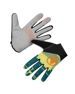 Endura Radfahrer-Handschuhe Für Damen, Netzmaterial, Silikon, Kunststoff (Dunkelpetrol) - Mehrfarbig