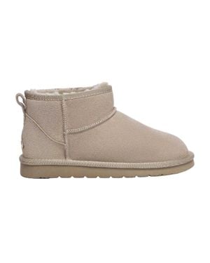 EVER AU "Classic" Stiefeletten Für Damen, Wildleder - Grau