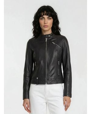 trueprodigy Trueprodigy Lederjacke Teona - Schwarz