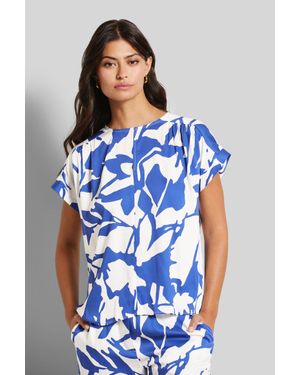 Bugatti Damen Bluse Mit Überschnittenen Schultern - Blau
