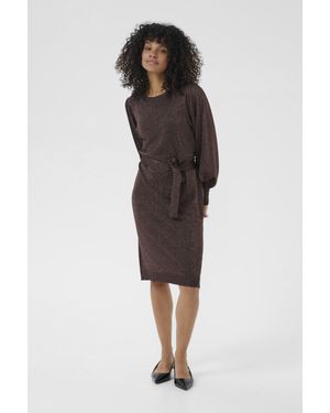 Kaffe Strickpullover Karegina Strickpullover Regular Fit Dark - Schwarz