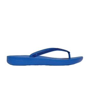 Fitflop Glitzer Flipflops Für Damen, Iqushion (Graublau)