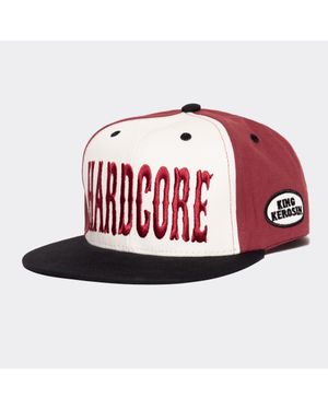King Kerosin Herren Snapback Cap Hardcore Lover - Rot