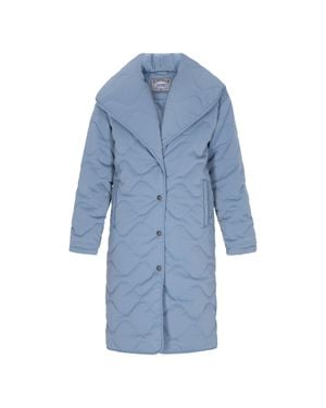 Dreimaster Mantel Frauen Denimblau