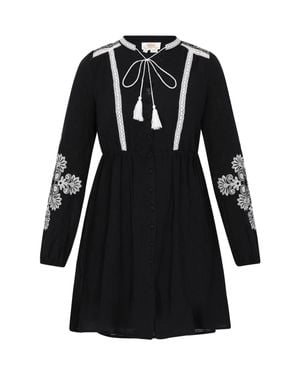 Usha Kleid Frauen - Schwarz
