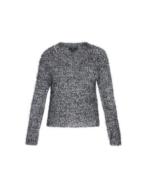 faina Pullover Frauen Schwarz Mehrfarbig - Grau
