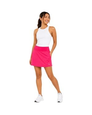 PUMA Hosenrock Für Damen, Jerseyware, Emblem - Pink