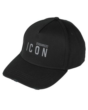 DSquared² "Icon" Baseball-Mütze, Alltag - Schwarz