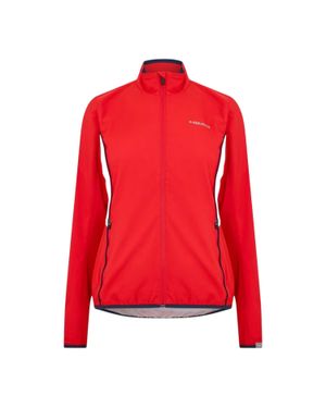 Head "Club" Trainingsjacke Für Damen, Durchgehender Reißverschluss - Rot