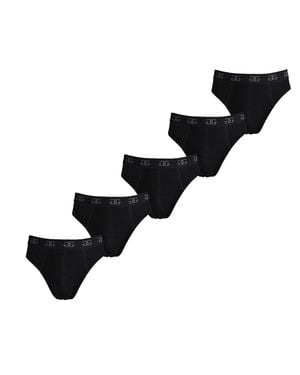 GIORGIO "Essential" Slips Für Herren (5Er-Pack) - Schwarz