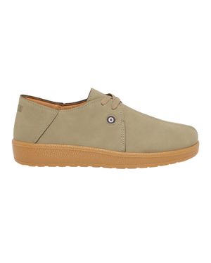 Lambretta Logo Sneaker Für Herren, Plattform-Absatz - Natur