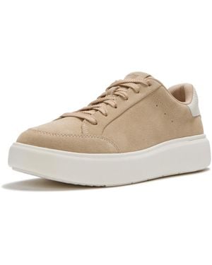 Fitflop Rtg Schnür-Suede Damen Hazelnuss Sneaker - Natur