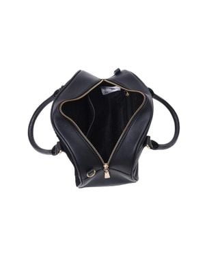 Biba Bowlingtasche, Logo, Leder - Schwarz