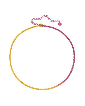 Fashionbox Kette Messing Lackiert - Mettallic
