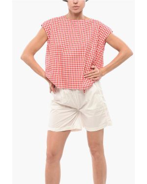 Woolrich Zweifarbige Bluse Mit Buffalo-Karomuster - Pink