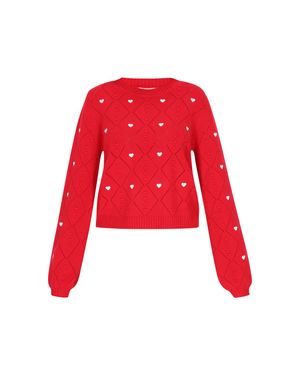 myMo Pullover Frauen - Rot