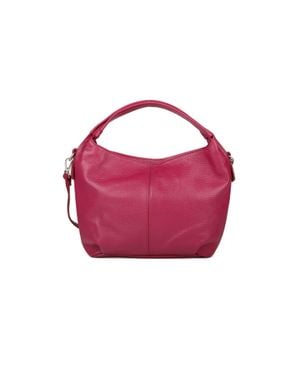 Giulia Monti Schultertasche Pflaume - Pink