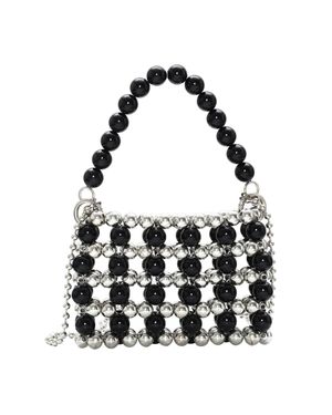 FELIPA Handtasche Damen Melange - Schwarz