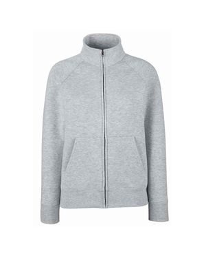 Fruit Of The Loom Sweatjacke Für Damen Meliert) - Grau