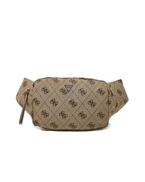 Guess Herren Gürteltasche 4G Multiple - Grau