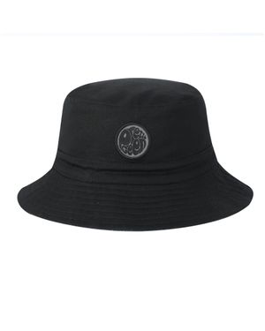 Pretty Green Schlapphut Für Herren, Baumwolle Bedruckt) - Schwarz