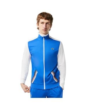 Lacoste Trainingsjacke Für Herren, Durchgehender Reißverschluss, Regulär (Reichblau)