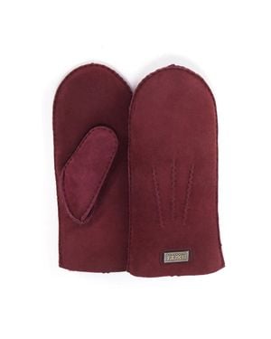 Australia Luxe Mitts Wildleder Windsor Handschuhe - Lila