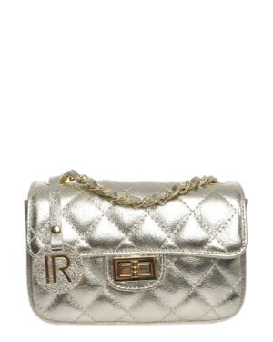 Isabella Rhea Rindsledertasche - Grau