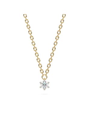 Diam Addict Halskette 585 Gelbgold Mit Im Labor Gezüchtetem Diamanten - Mettallic