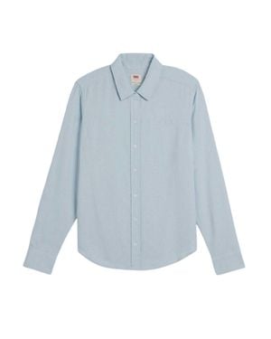 Levi's Hemd Für Damen, Mit Kragen, Regulär, Langärmlig (Luftweg) - Blau