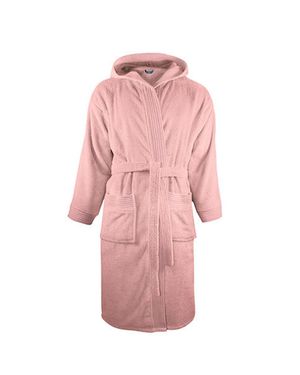 The One Towelling Morgenmantel Für Herren/Damen Mit Kapuze - Pink