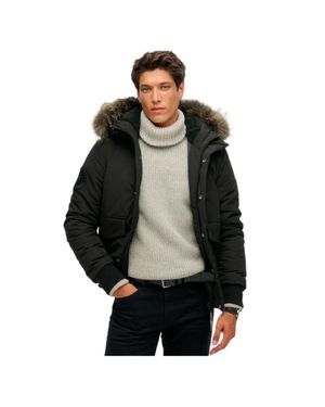 Superdry Herren Doudoune Everest - Schwarz
