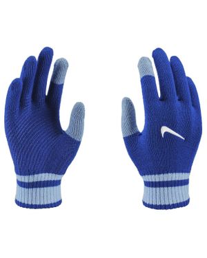 Nike "Y" Handschuhe Für Herren, Jerseyware, Mit Silikon-Noppen - Blau