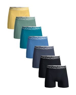 MUCHACHOMALO Herren Boxer Shorts - Blau