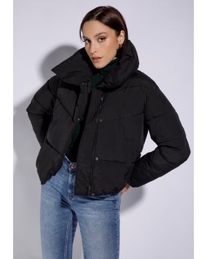 Wittchen Damen-Steppjacke Im Oversize-Schnitt, Polyester - Schwarz