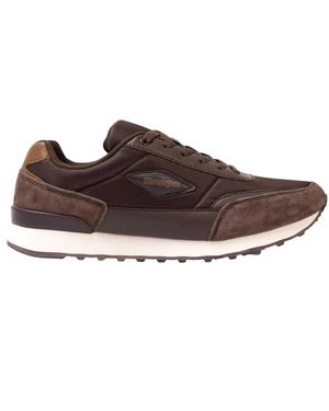 Kappa Sneaker Für Herren, Wildleder, Flach (Dunkelbraun)