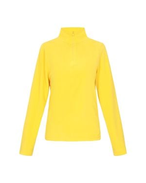 myMo Fleecepullover Damen - Gelb
