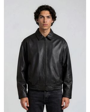 trueprodigy Trueprodigy Lederjacke Pekka - Grau