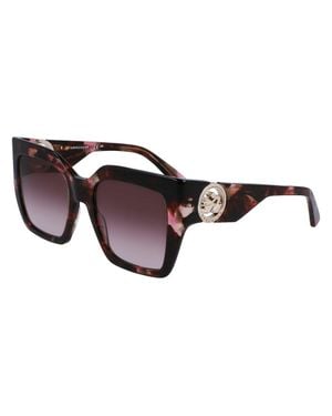 Longchamp Mehrfarbige Acetat-Sonnenbrille - Braun