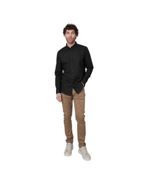 Threadbare Button-Down-Hemd Für Herren, Regulär - Schwarz