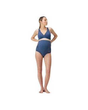 Speedo "Mathi Wai" Bikini-Set Für Damen, Hoch Geschnitten, Umstandskleidung - Blau